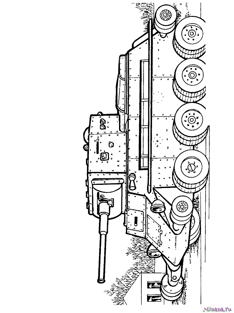 Как нарисовать танк бт 7