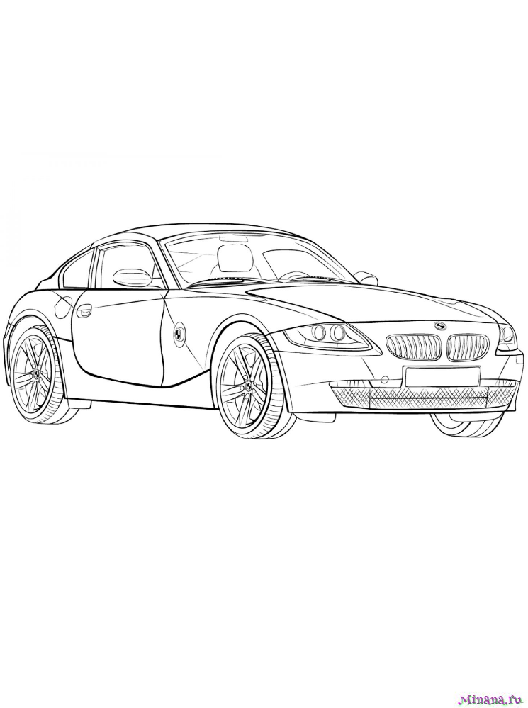 Раскраска BMW