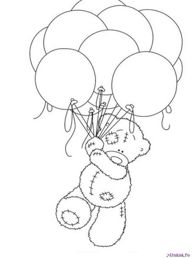 Мишка Тедди Раскраска картина по номерам на холсте MC040