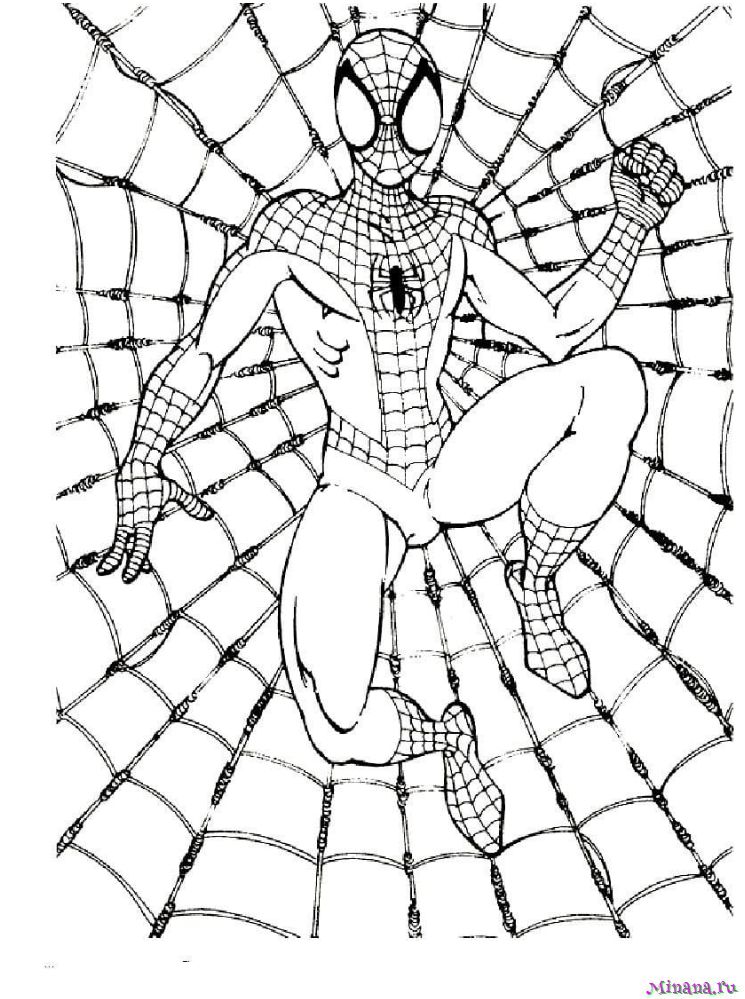 Человек-паук 3 – Раскраски высшего качества бесплатно